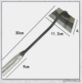 Premium manganese steel gardening hand hoe with hollow design for lightweight durability