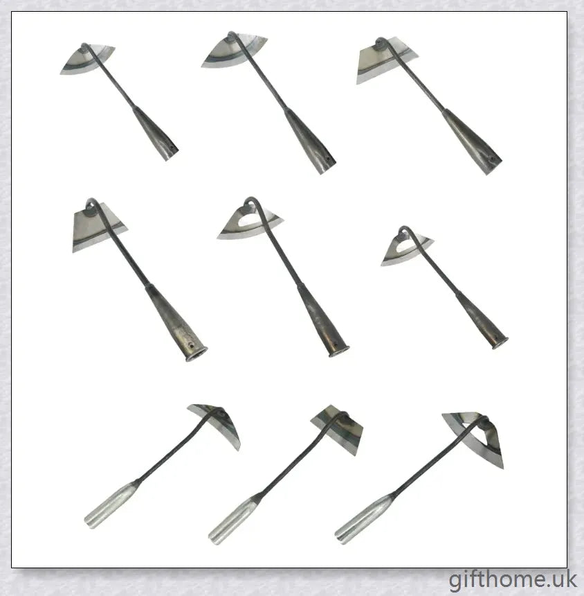 Premium manganese steel gardening hand hoe with hollow design for lightweight durability