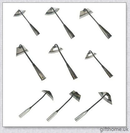 Premium manganese steel gardening hand hoe with hollow design for lightweight durability