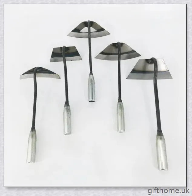 Premium manganese steel gardening hand hoe with hollow design for lightweight durability