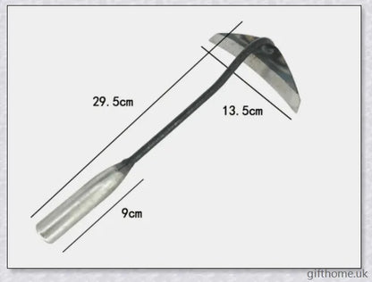 Premium manganese steel gardening hand hoe with hollow design for lightweight durability