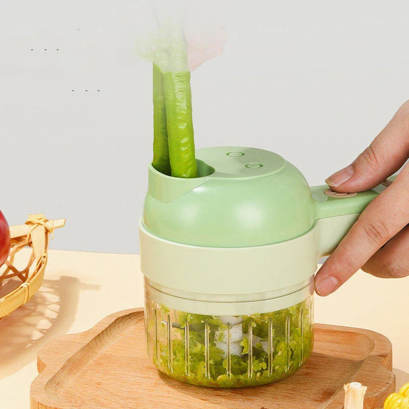 Electric food processor with sleek, modern design for efficient meal preparation