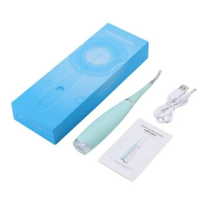 Waterproof Electric Toothbrush Cleaner with Vibrating Head, Silica Gel and ABS Materials, Ergonomic Handle for Effective Plaque and Tartar Removal