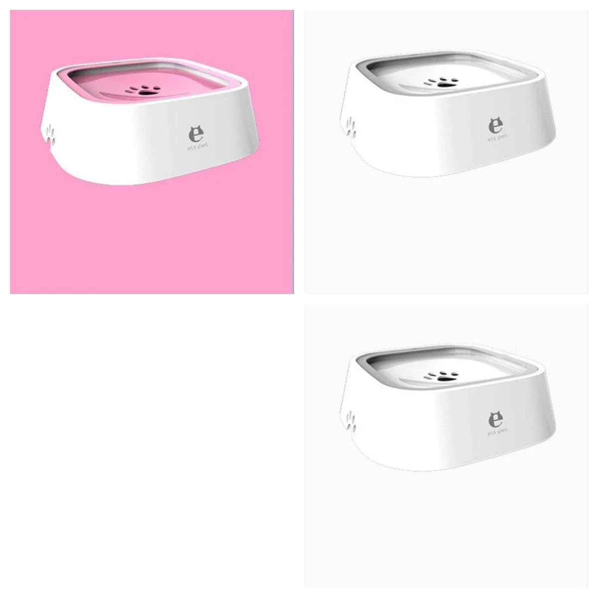 Spill-Proof Floating Pet Water Bowl with Slow Water Intake, Premium ABS & PP Construction, Available in Various Colors and Quantities