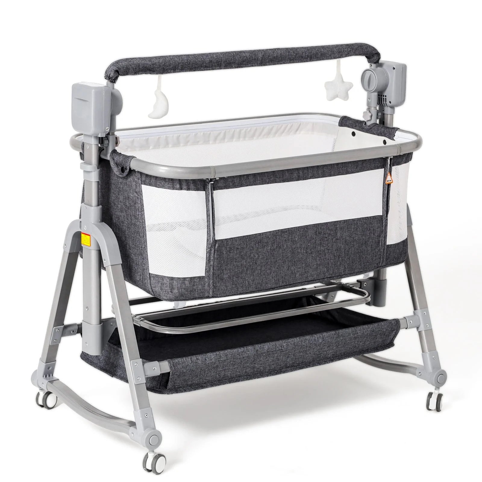 Baby electric rocking chair with remote control and adjustable settings