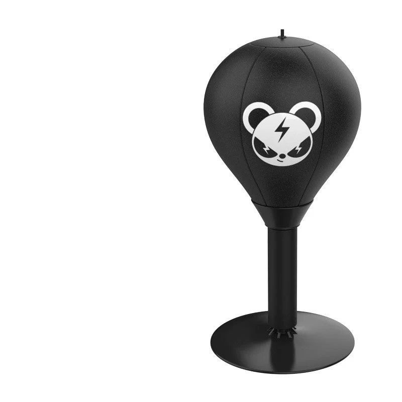 Tabletop boxing speed ball with suction cup base for stress relief and training