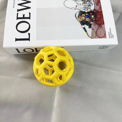 TPR Dog Chew Ball Toy in various colours for interactive play and teeth cleaning