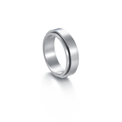 Titanium steel rings with captivating celestial designs including stars, moons, and floral motifs