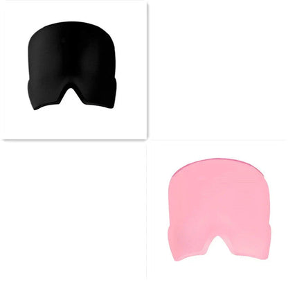 Soothing Ice Therapy Eye Mask for Headache and Migraine Relief, Flexible Gel Material, Adjustable Strap