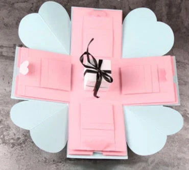 Stylish craft paper photo album box for weddings, anniversaries, and other celebrations