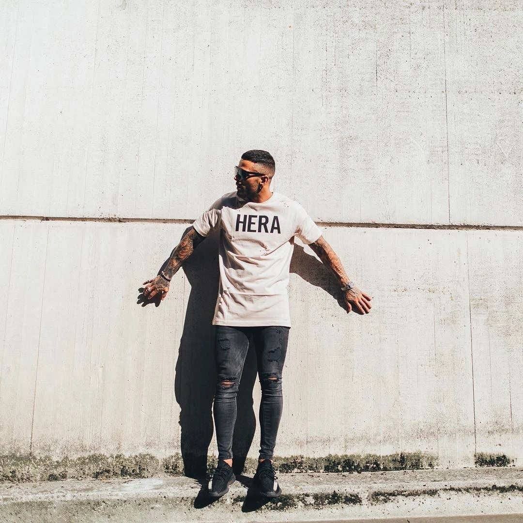 Premium cotton summer distressed skinny jeans for men with a slim, stretchy fit and an edgy, washed-out finish