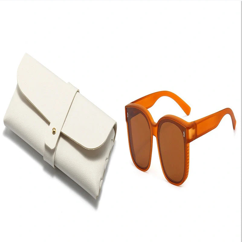 Polarised dual-use sunglasses with anti-glare mirror coating in various colours