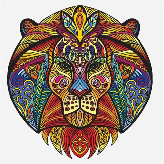 A3 Animal Wooden Puzzle with Box - Premium quality, vibrant animal designs, perfect for family fun
