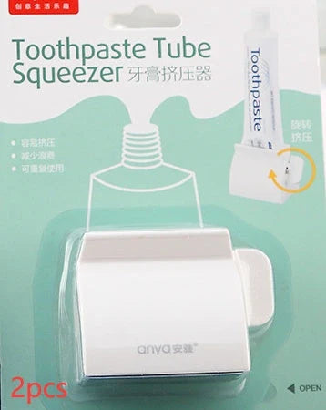 All-in-One Toothpaste Tube Squeezer - Convenient Toiletry Organizer for Bathroom