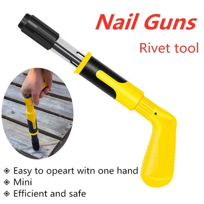 Premium manual steel nail gun kit for concrete, steel, and wall anchoring projects