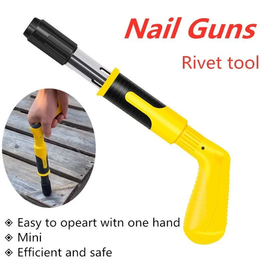 Premium manual steel nail gun kit for concrete, steel, and wall anchoring projects