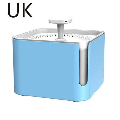 Energy-Efficient 3L USB Automatic Pet Feeder and Water Fountain with 360-degree Circulating Filtration and Automatic Power-Off Feature