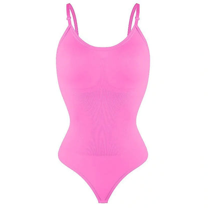 Women's Nylon Suspender Jumpsuit in various colours for body-shaping and style