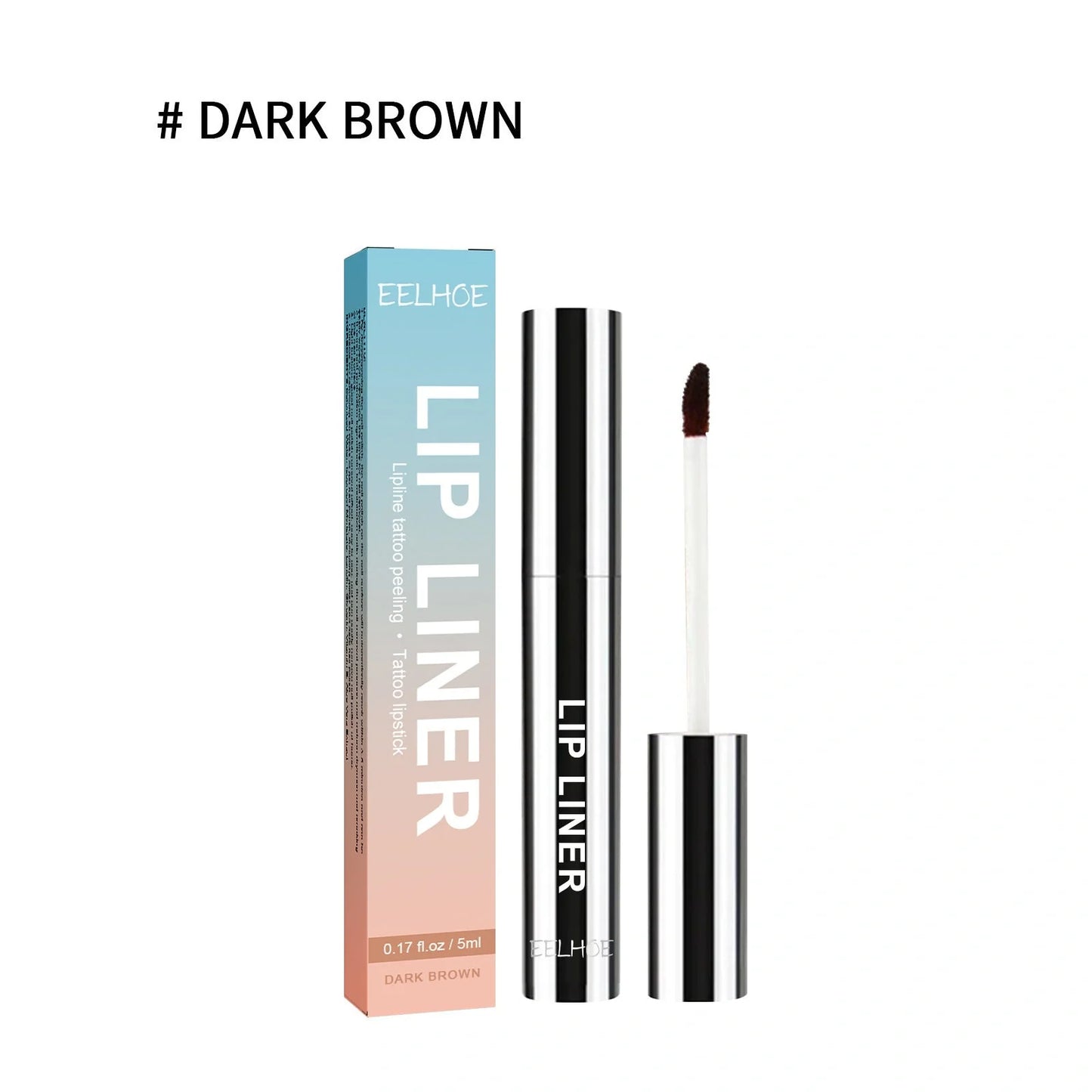 Waterproof Stripping Lip Liner in light brown, dark brown, and wine red shades