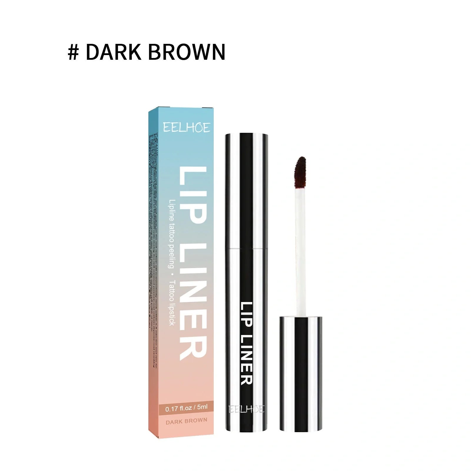 Waterproof Stripping Lip Liner in light brown, dark brown, and wine red shades