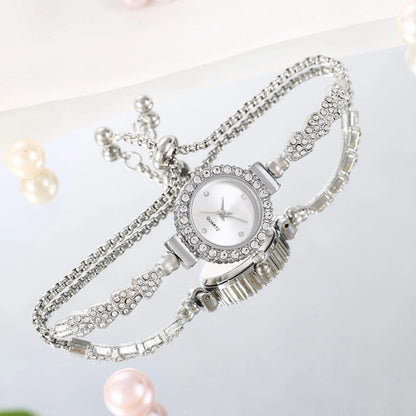 Gold Fine Strap Ladies Watch with jewellery buckle in six colours