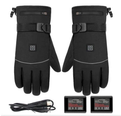 Winter Electric Heated Gloves with touch screen compatibility and rapid heating technology