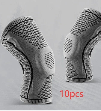 Silicone Spring Knee Pads for sports and fitness with patella protector