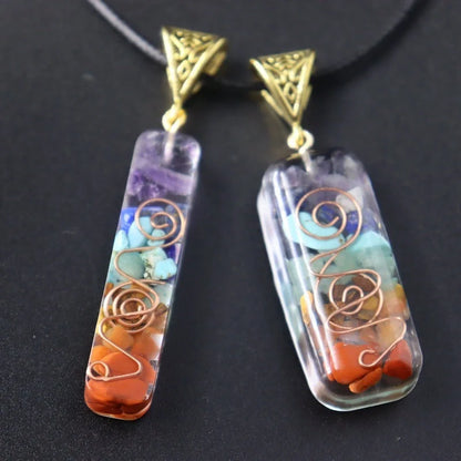 Elegant Chakra-Infused Crystal Pendant: Mindful British-Designed Jewellery for Spiritual Wellness