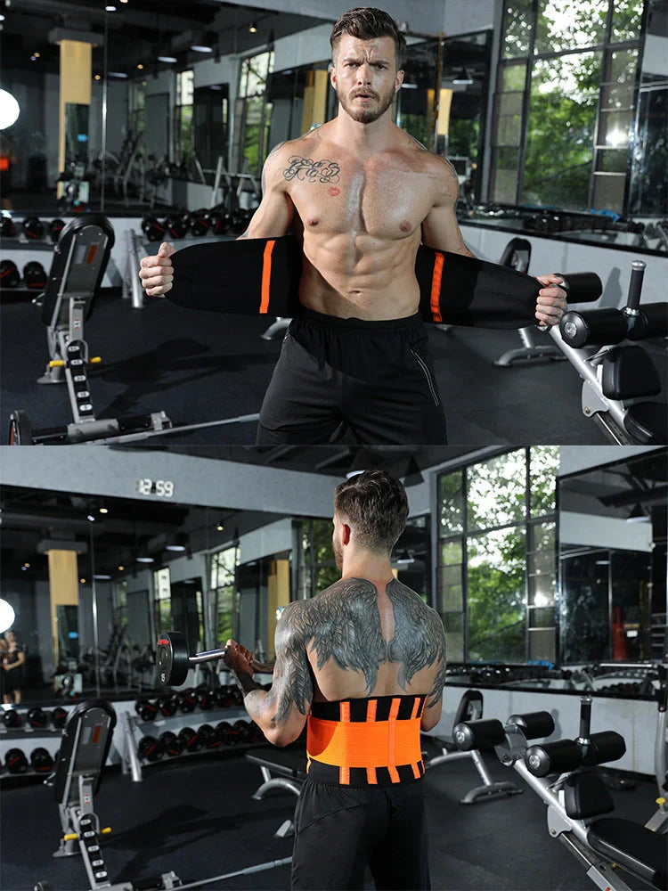 Breathable waist belt for squat support and posture correction in multiple colours
