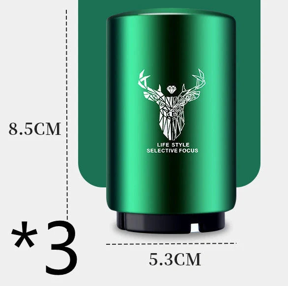 Stainless steel automatic beer bottle opener with magnet cap catcher