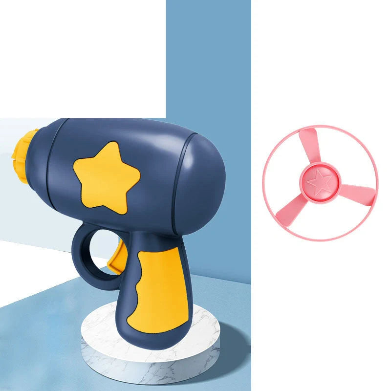 LED Light Pet Toy Set with flying saucer launcher and luminous discs