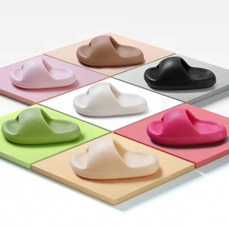 Bread Shoes Soft Slippers in candy colours with 3.5cm thick sole