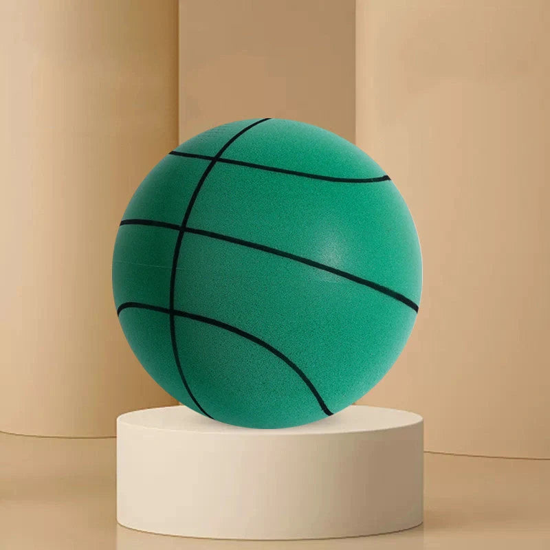 Silent High Density Foam Sports Ball in bright colours for indoor basketball games