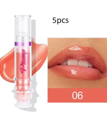 Glossy Luxury Lip Gloss in various shades with a mirror-like shine and hydrating formula