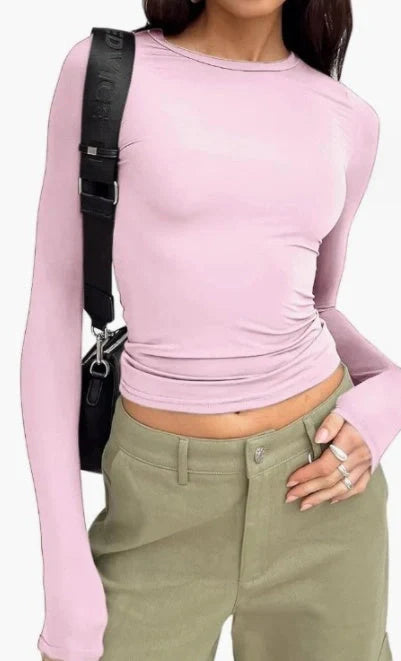 Stylish women's polyester pullover tops in a variety of colours and sizes