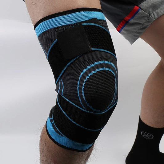 Sports knee brace with adjustable pressure design for active lifestyles