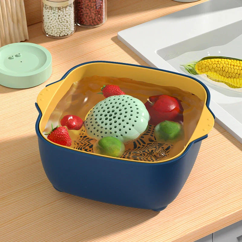 Portable vegetable and fruit washing machine with high-energy ion technology