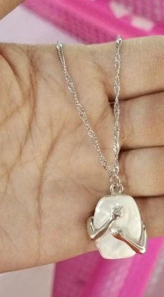 Elegant Baroque Pearl Couple Necklace for Valentine's Day