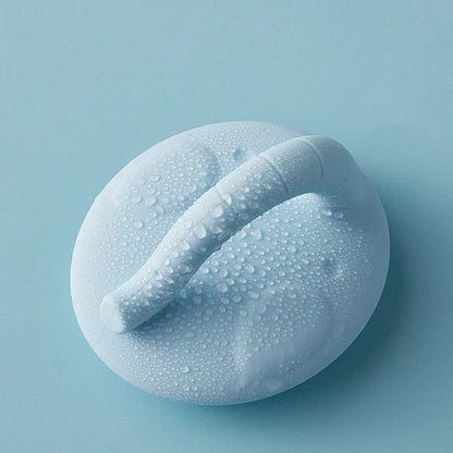 Silicone Baby Shower Brush with Soft Bristles for Gentle Scalp Massage and Dandruff Removal