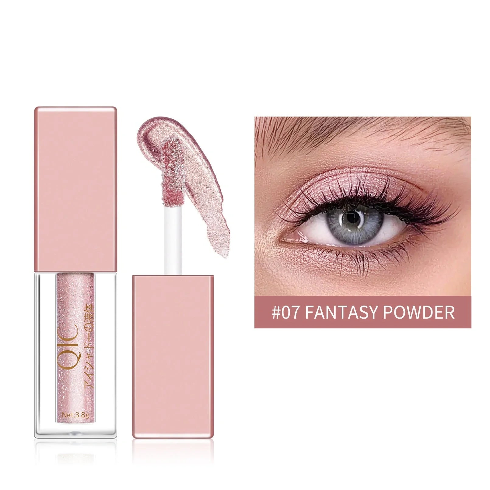 Liquid Eyeshadow with Diamond Pearlescent Finish in various colors