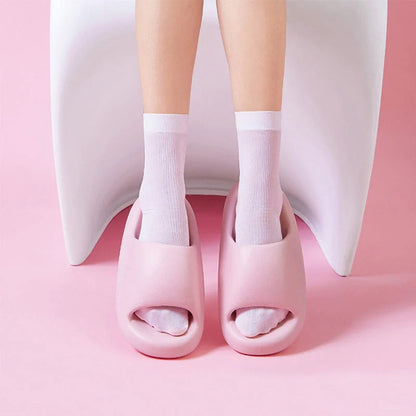 Bread Shoes Soft Slippers in candy colours with 3.5cm thick sole