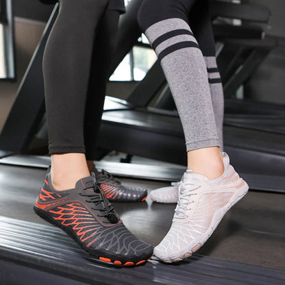 Smmer Water Shoes with non-slip rubber sole and mesh upper in various colours