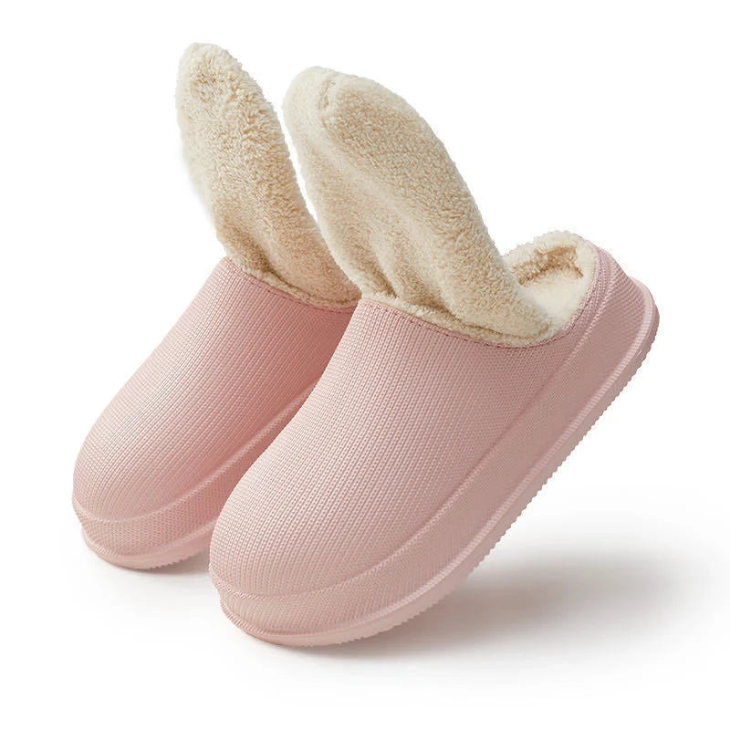 EVA waterproof non-slip warm home cotton slippers in various colours