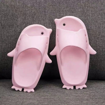Children's penguin princess non-slip sandals in various colours