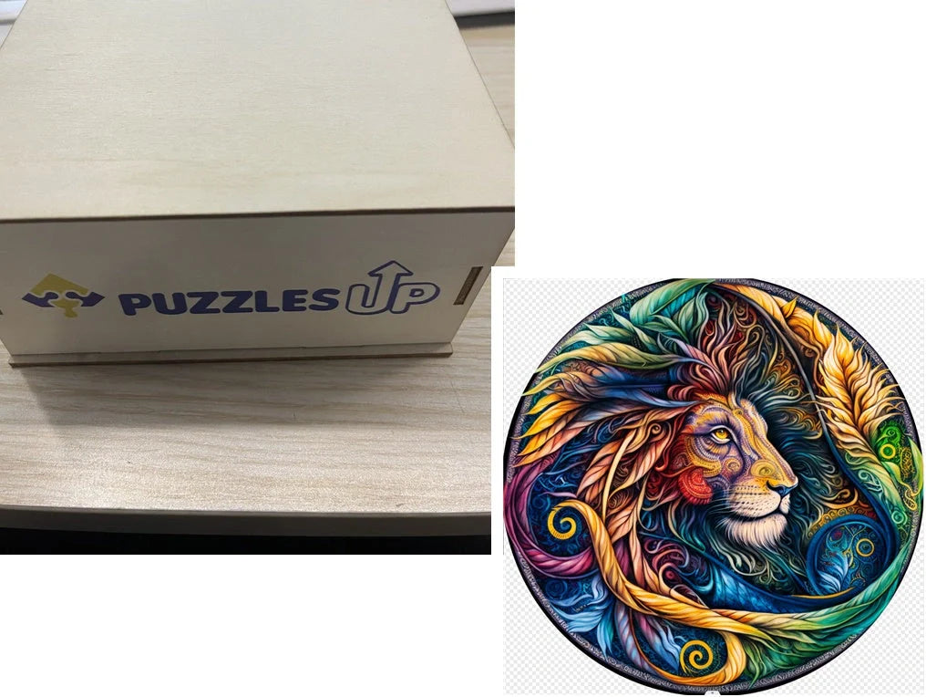 A3 Animal Wooden Puzzle with Box - Premium quality, vibrant animal designs, perfect for family fun