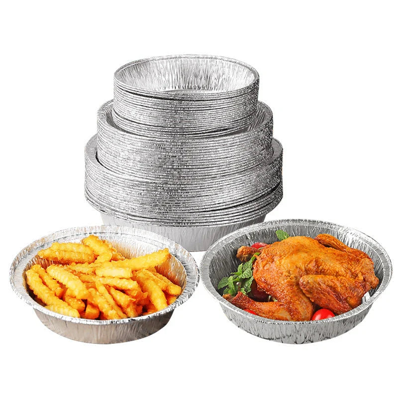 Premium disposable aluminum foil liners for air fryers, ovens, and grills - durable, non-stick, and easy to clean