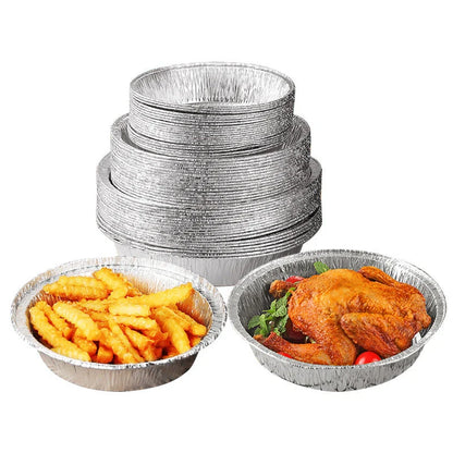 Premium disposable aluminum foil liners for air fryers, ovens, and grills - durable, non-stick, and easy to clean