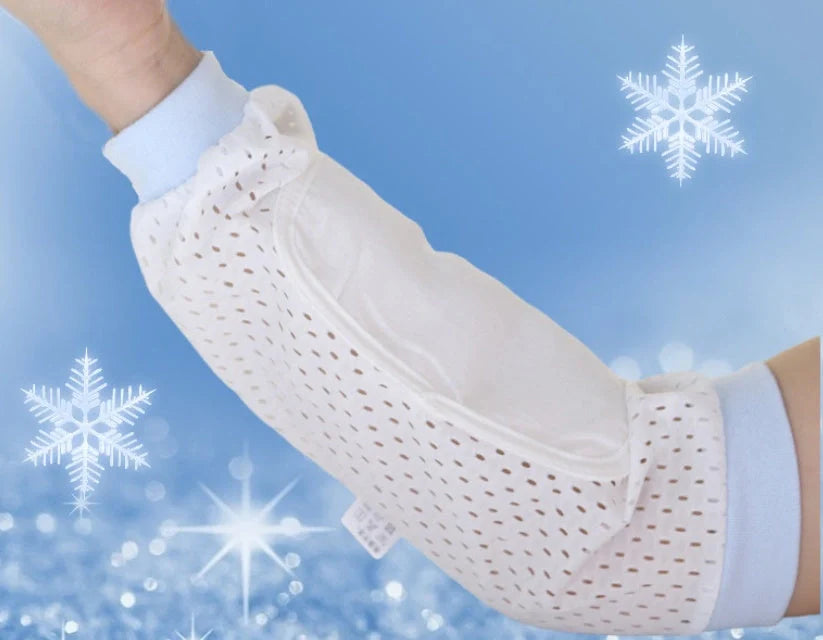 Ergonomic breastfeeding arm pillow with ice silk fabric for cooling comfort