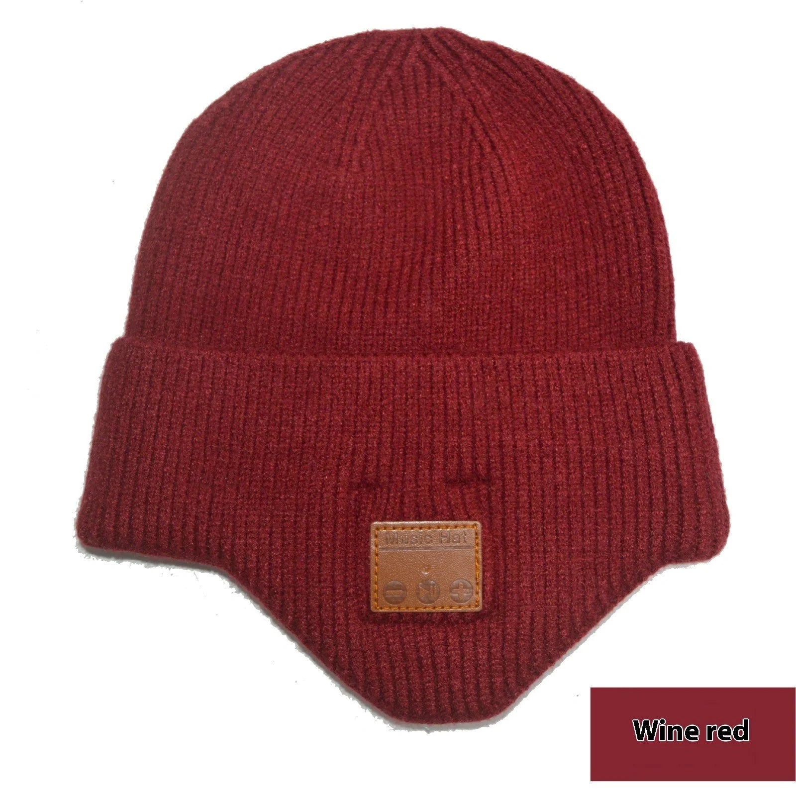Thickened Blue Tooth Cap Knitted in various colours with dome crown and USB charging cable