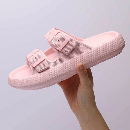 Stylish and comfortable platform slippers for women featuring a variety of vibrant color options